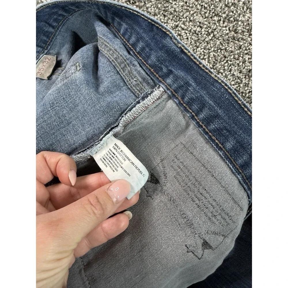 Banana Republic Relaxed Straight Jeans Men's Size 35X32 Blue Baggy